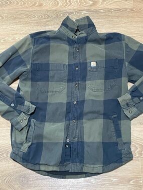 Carhartt button-down shirt, men’s size medium